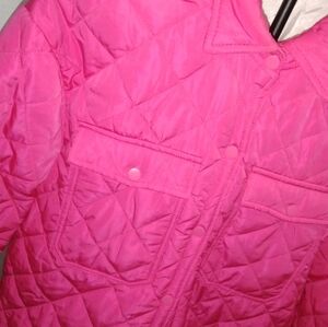 Vibrant Pink Quilted Jacket